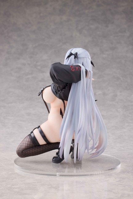 White Hair Hoodie Succubus 1/6 Figure Standard Edition