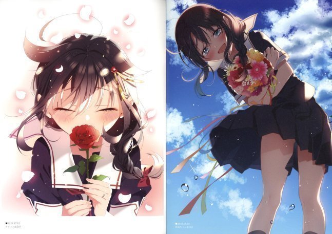 Natsushigure - Kancolle Illustration Fan Book No.18 by moni