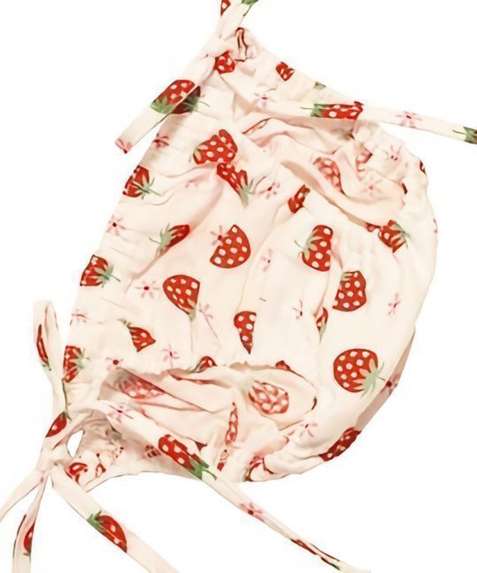 Strawberry Pattern Panty ~ White