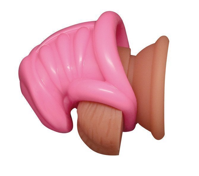Soft Cage Chastity Device - Otokonoko Just Fit Pink