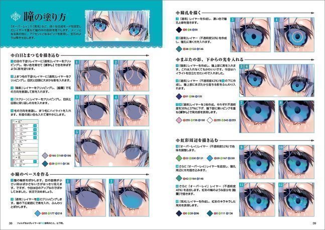 How to Draw Bright Eyes Deluxe - Kagayaku Hitomi no Kakikata Deluxe