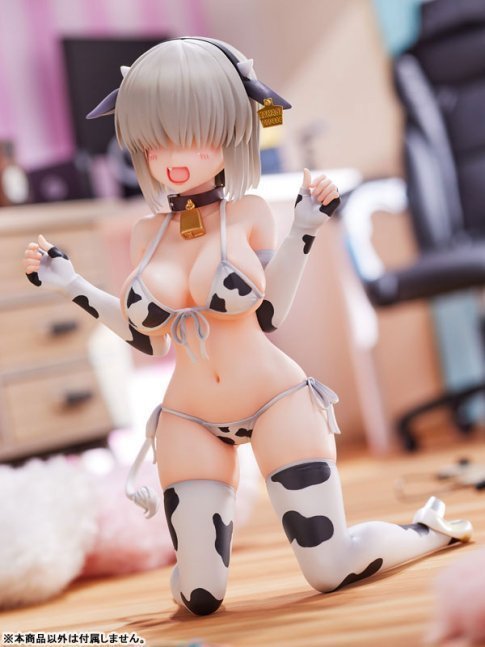 Yanagi Uzaki 1/7 Figure Cow Pattern Bikini -- Uzaki-chan wa Asobitai! W
