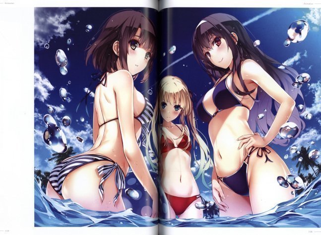 Saekano: How to Raise a Boring Girlfriend - Misaki Kurehito Artworks Vol.1 Flat