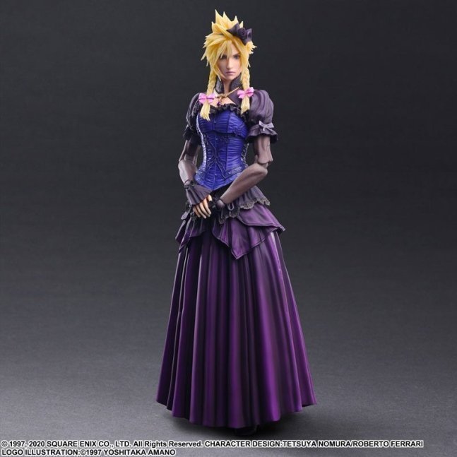 Cloud Strife PLAY ARTS Kai Figure -Dress Ver. -- Final Fantasy VII