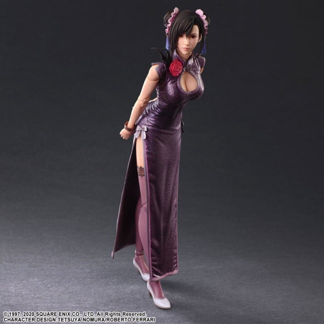 Tifa Lockhart PLAY ARTS Kai Action Figure Fighter Dress Ver. -- Final Fantasy VII Remake