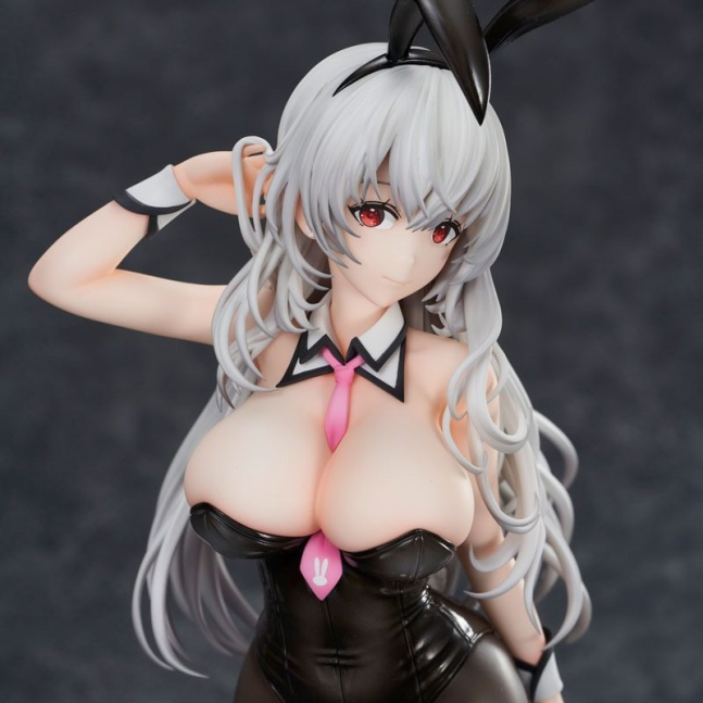 White Haired Bunny Figure Illustrated by Io Haori