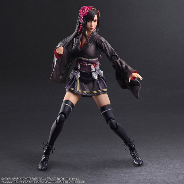Tifa Lockhart PLAY ARTS Kai Action Figure -Exotic Style Dress Ver.- -- Final Fantasy VII