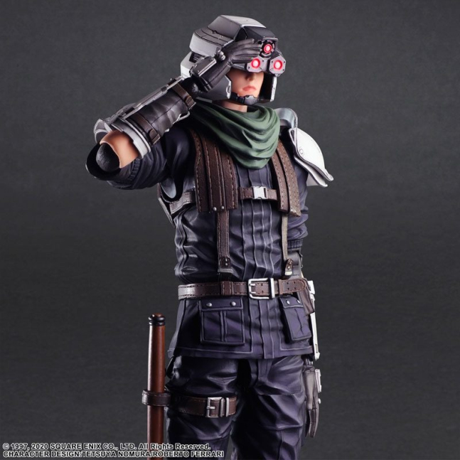 Security Officer PLAY ARTS Kai Action Figure -- Final Fantasy VII REMAKE