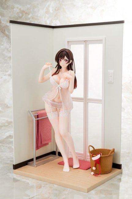 MIZUHARA Chizuru in See-through Lingerie 1/6 Figure Angel White Ver. -- Rent-A-Girlfriend