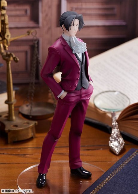 Miles Edgeworth POP UP PARADE Figure -- Ace Attorney