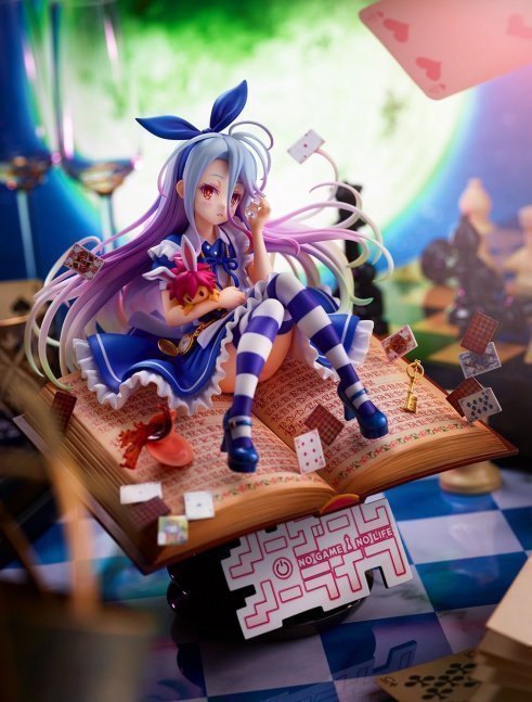 Shiro 1/7 Figure -Alice in Wonderland Ver.- -- No Game No Life
