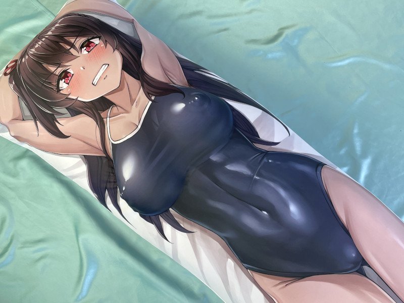 M.J.Original Momi Makura Hug Pillow Cover - Losing Flag Kunoichi Airi  - Full Size (With Breast Pillow Part)