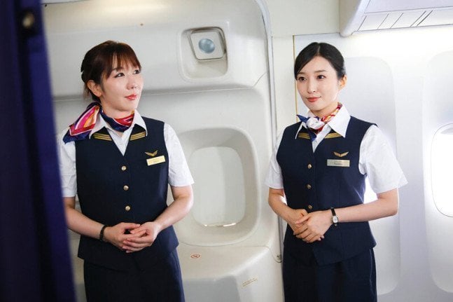 Lesbian College Student Stalks Flight Attendant