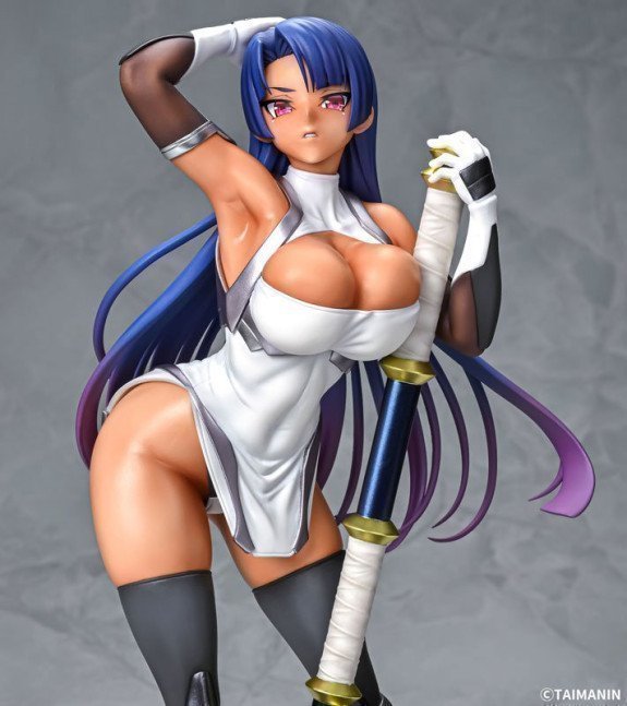 Taimanin RPG X Awaki Wakamurasaki Murasaki Yatsu 1/6 Figure Tan ver.