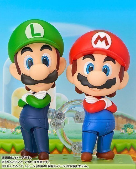 Luigi Nendoroid Figure -- Super Mario Brothers