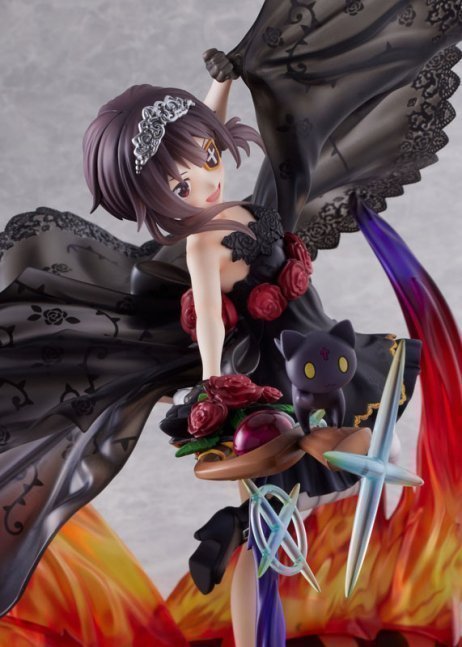 Megumin 1/7 Figure The Black Rose Dress ver. -- God's Blessing on This Wonderful World!