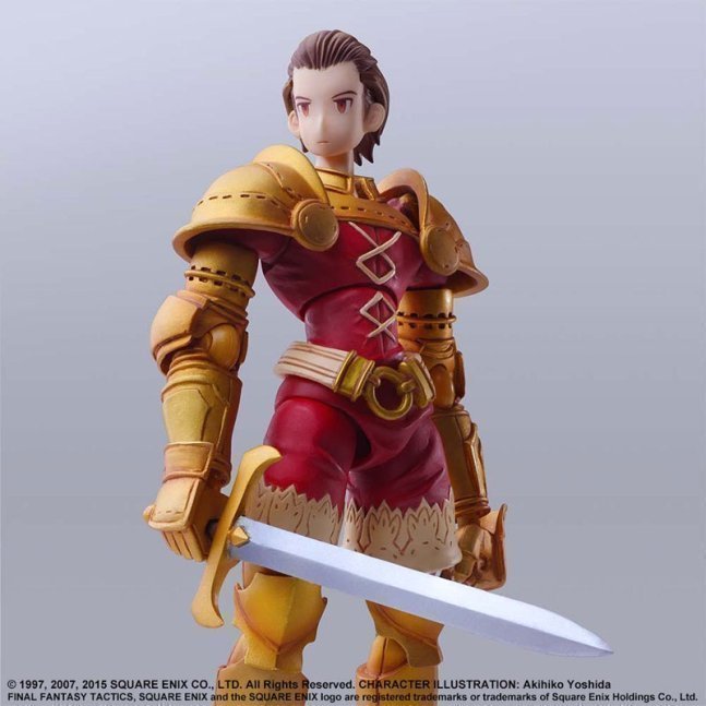 Final Fantasy Tactics Delita Hyral BRING ARTS Action Figure