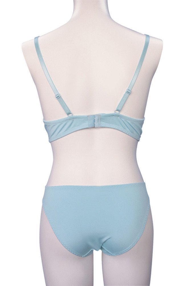 Saxe Blue Lace Bra and Shorts - Otokonoko 2L