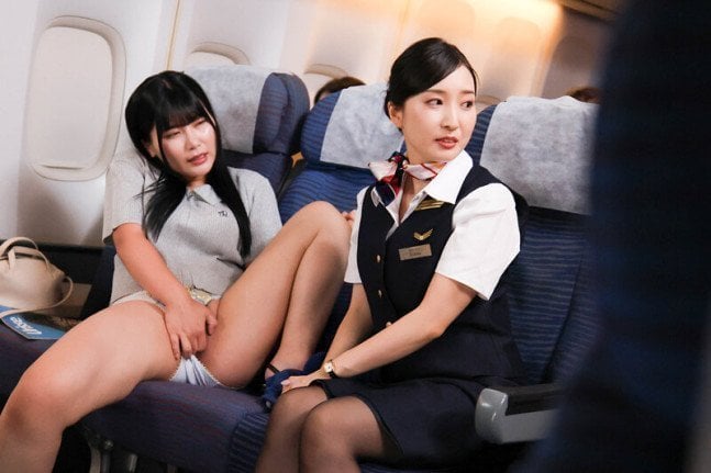 Lesbian College Student Stalks Flight Attendant