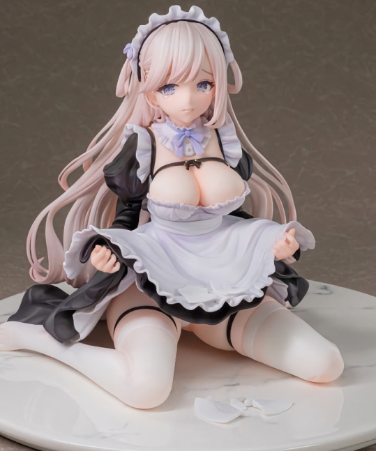 Clumsy maid 'Lily' 1/6 Figure Illustration by Yuge