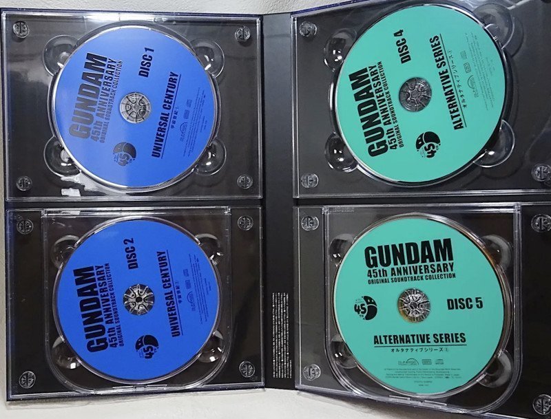 GUNDAM 45th ANNIVERSARY ORIGINAL SOUNDTRACK COLLECTION ~ Limited Edition of 6 CD