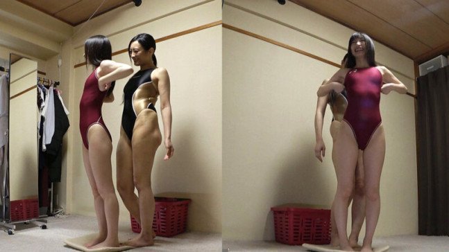 *The Last One* Divine Lesbian Racing Swimsuit ~ Kotone Toa x Hana Kano