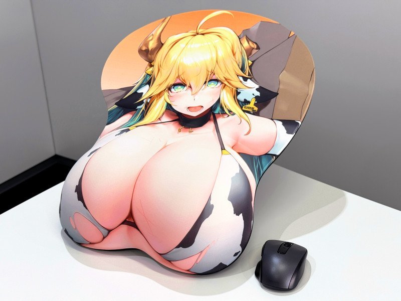 Last Origin Life Sized Oppai Mousepad - Elven Forest Maker