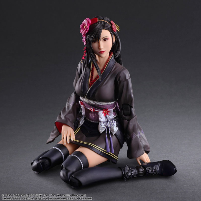 Tifa Lockhart PLAY ARTS Kai Action Figure -Exotic Style Dress Ver.- -- Final Fantasy VII