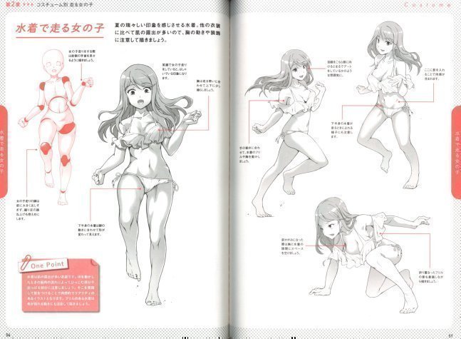 How to Draw Running Girl