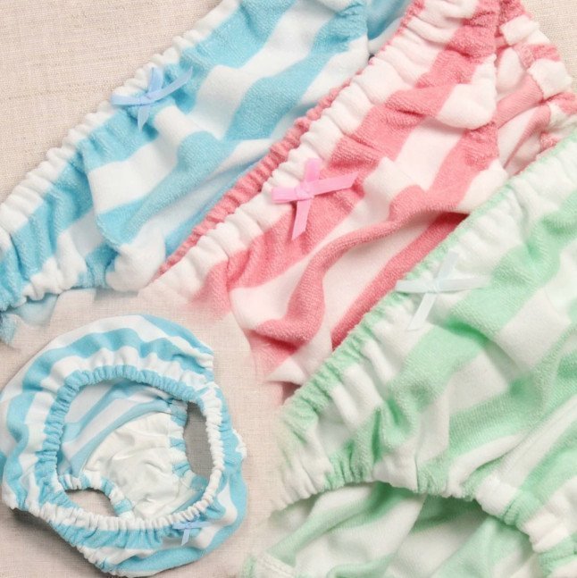 Shimapan ~ Soft Pile Mint Green