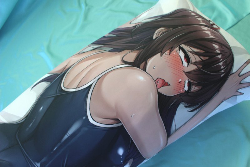 M.J.Original Momi Makura Hug Pillow Cover - Losing Flag Kunoichi Airi  - Full Size (With Breast Pillow Part)