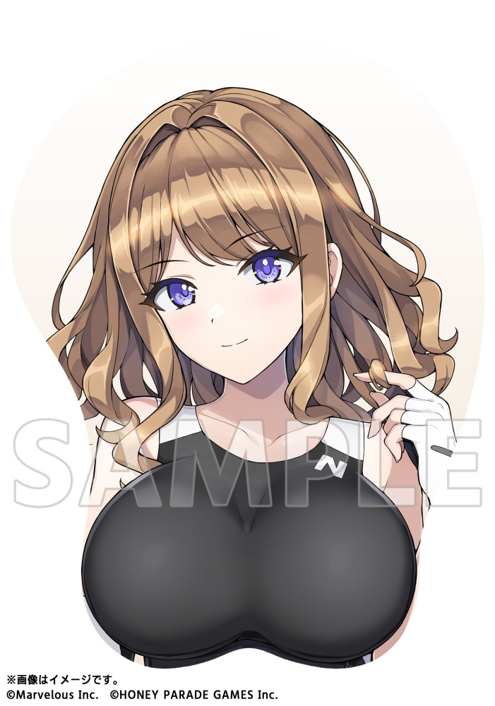 Dolphin Wave Life Sized Oppai Mousepad -- Shion Suminoe