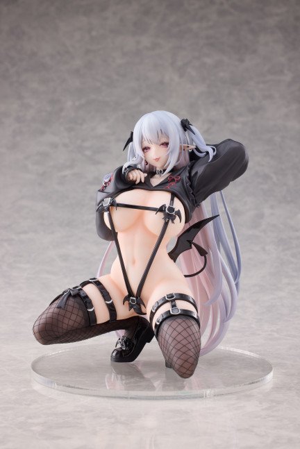 White Hair Hoodie Succubus 1/6 Figure Standard Edition