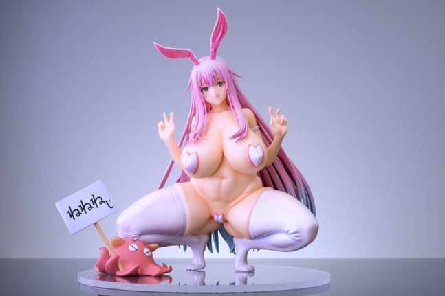 Pink Hair-chan 1/5.5 Figure Illustrated by NeneneG
