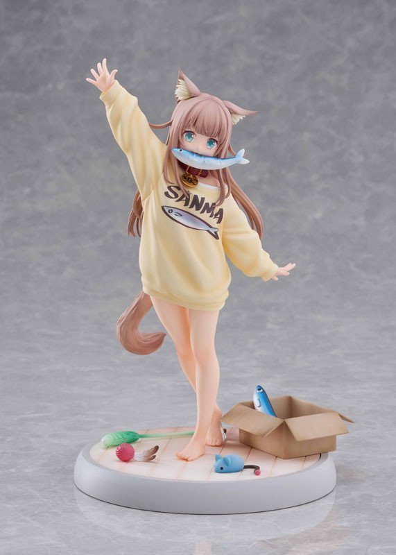 My Cat Is A Kawaii Girl KINAKO -Play With Ver.- PVC Figure