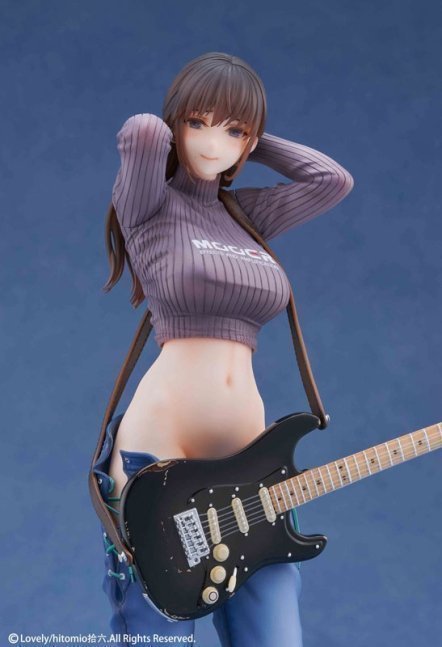 Guitar Sister 1/7 Figure Illustrated by hitomio16