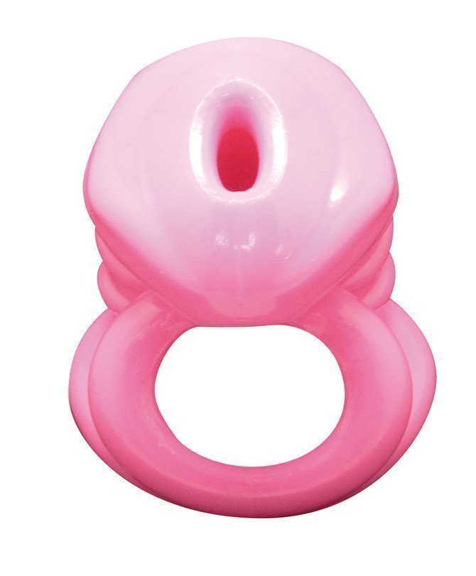 Soft Cage Chastity Device - Otokonoko Just Fit Pink
