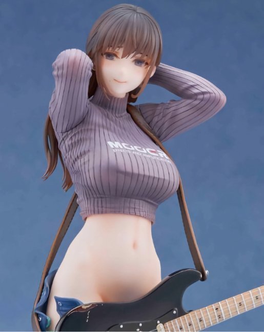 Guitar Sister 1/7 Figure Illustrated by hitomio16