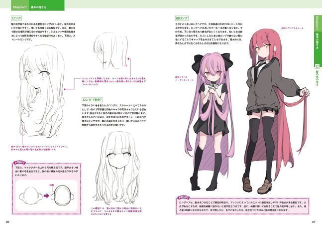 How to Draw Hair - Lectured by Paryi