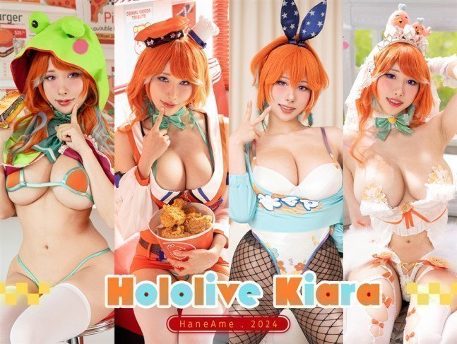 HaneAme Cosplay Photobook Hololive Kiara Takanashi