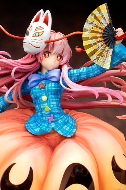 "The Expressive Poker Face" Kokoro Hatano 1/8 Figure [Light Arms Edition] -- Touhou Project