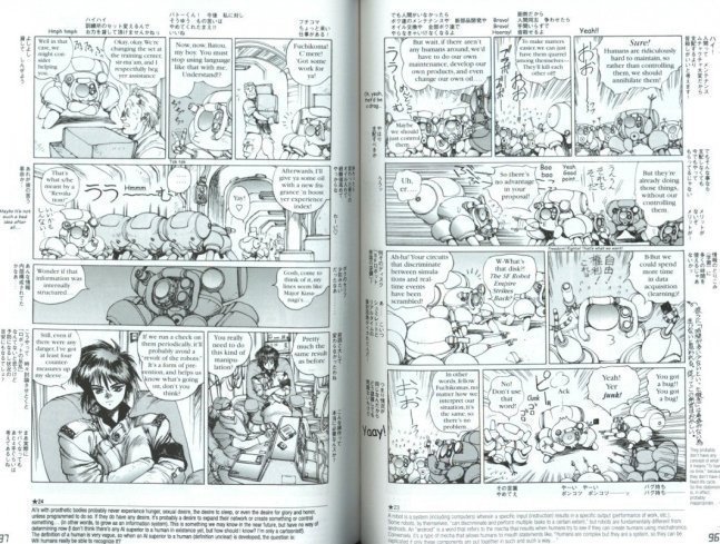 Ghost in the Shell Bilingual manga - NEW TRANSLATION