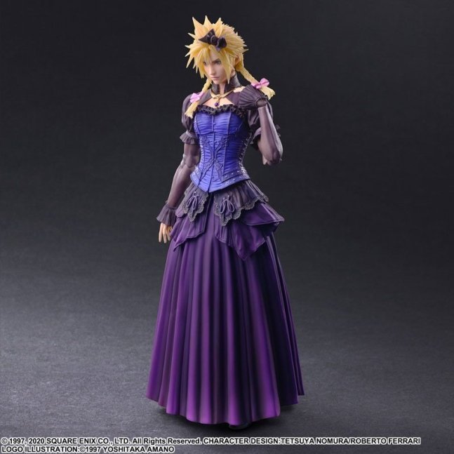 Cloud Strife PLAY ARTS Kai Figure -Dress Ver. -- Final Fantasy VII