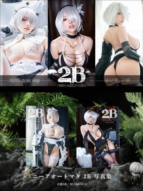 HaneAme Cosplay Photobook NieR: Automata 2B