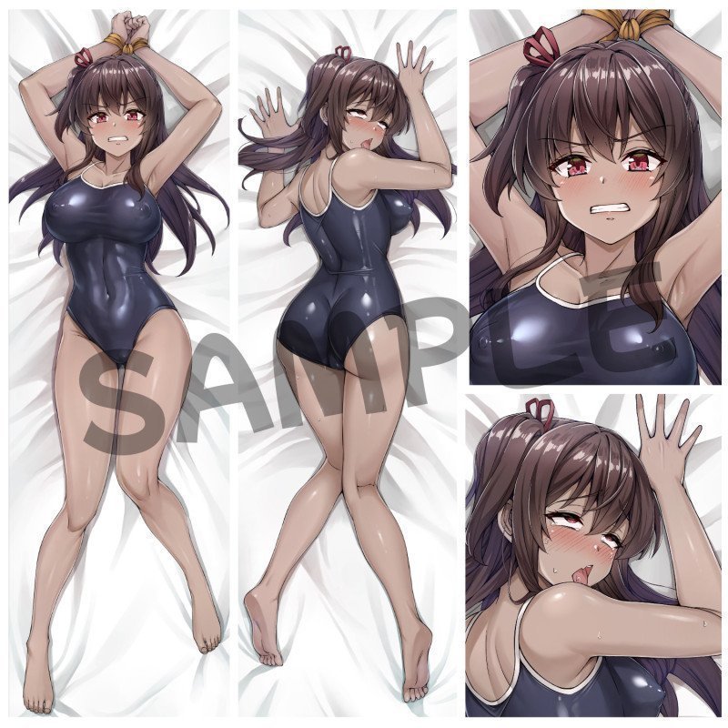 M.J.Original Momi Makura Hug Pillow Cover - Losing Flag Kunoichi Airi  - Full Size (With Breast Pillow Part)