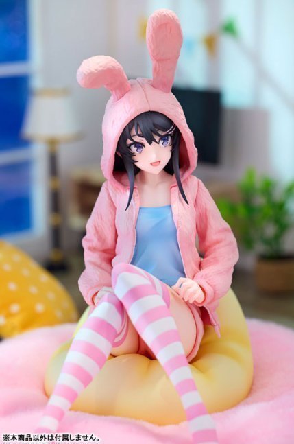 Mai Sakurajima KDcolle Figure Hoodie*Look Rabbit Ears ver. KADOKAWA Special Set