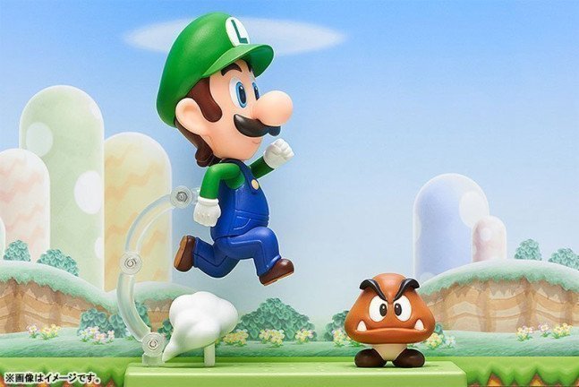 Luigi Nendoroid Figure -- Super Mario Brothers
