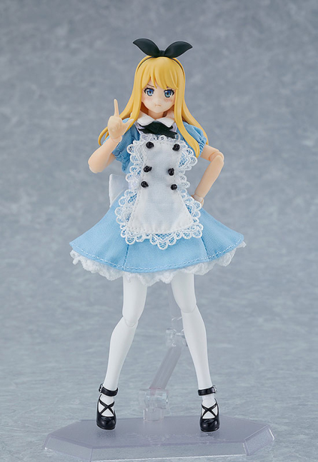 Female body (Alice) with One-piece Dress + Apron Coordination Figma Action Figure