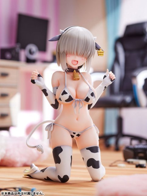 Yanagi Uzaki 1/7 Figure Cow Pattern Bikini -- Uzaki-chan wa Asobitai! W
