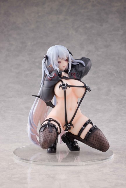 White Hair Hoodie Succubus 1/6 Figure Deluxe Edition